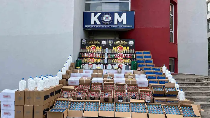 Adana'da yılbaşı öncesi kaçak içki operasyonu yapıldı!