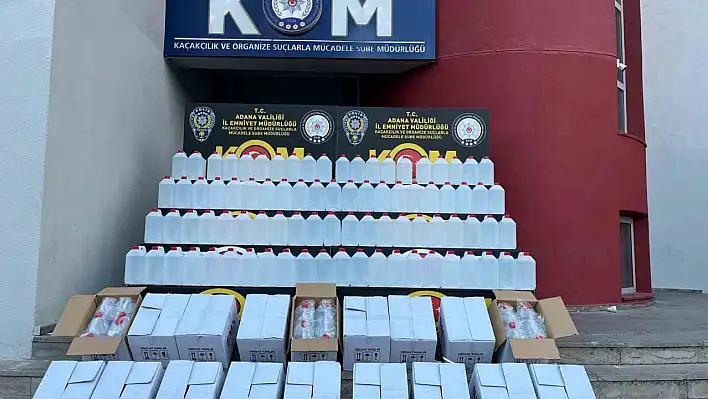 Adana'da yılbaşı öncesi sahte içki operasyonu!