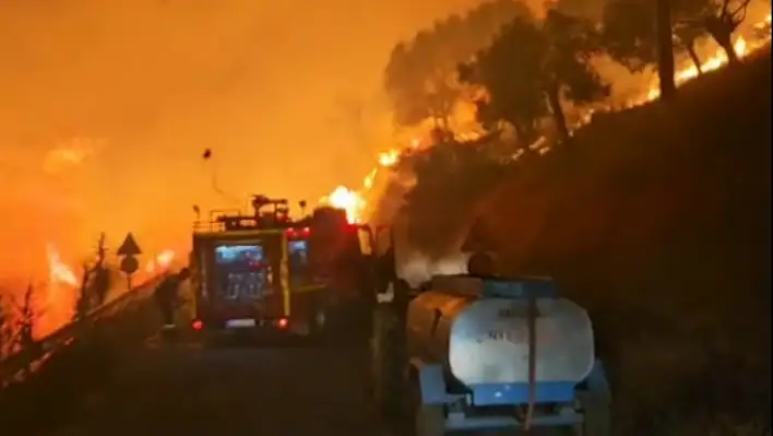 Alevlerin arasında Kayseri'den destek eli!