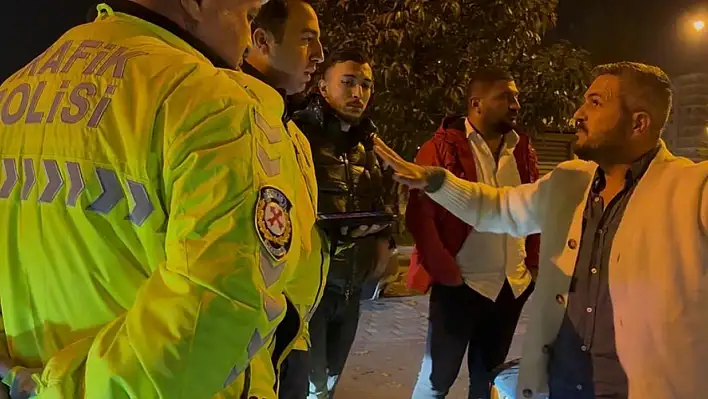 Kayseri'de alkollü yakalanan sürücüden ilginç talep...