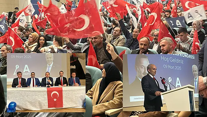 Anahtar Parti 1. Kayseri Olağan İl Kongresi gerçekleştirildi