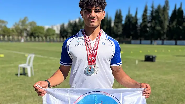 Antalya'dan Kayseri'ye çifte madalya ile döndü!