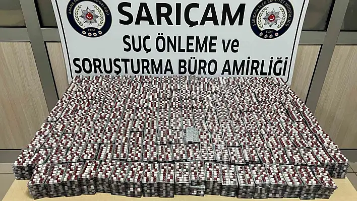 Apartman dairesine yapılan baskında binlerce uyuşturucu hap ele geçirildi!