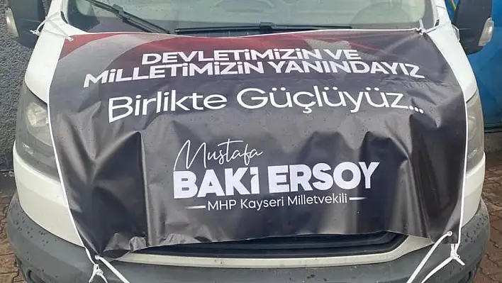 Baki Ersoy'dan ihtiyaç sahiplerine destek