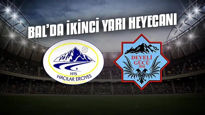 BAL'da ikinci yarı heyecanı başlıyor! İşte Hacılar Erciyes ve Develi'nin rakipleri...