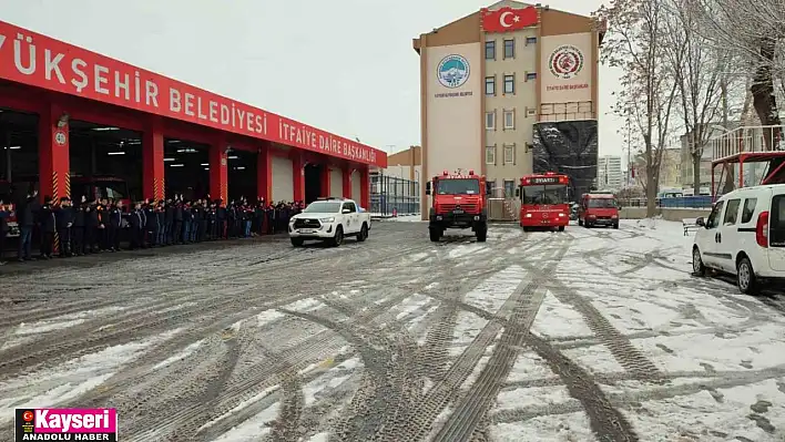 Büyükşehir'den deprem bölgesine destek