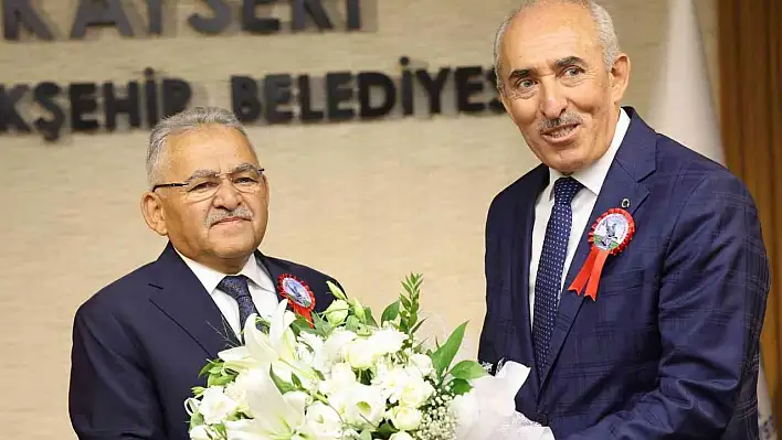 Başkan Büyükkılıç'a Ahilik kutlama heyetinden ziyaret