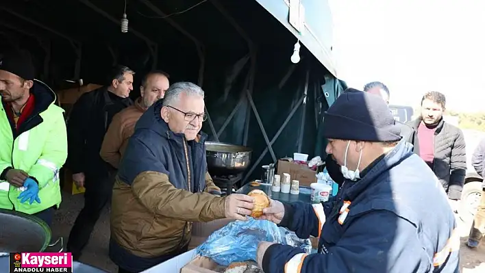 Büyükkılıç'a Deprem Bölgesi'nden teşekkür