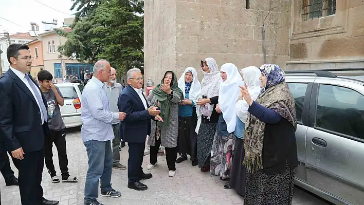 Başkan Büyükkılıç'a yoğun ilgi