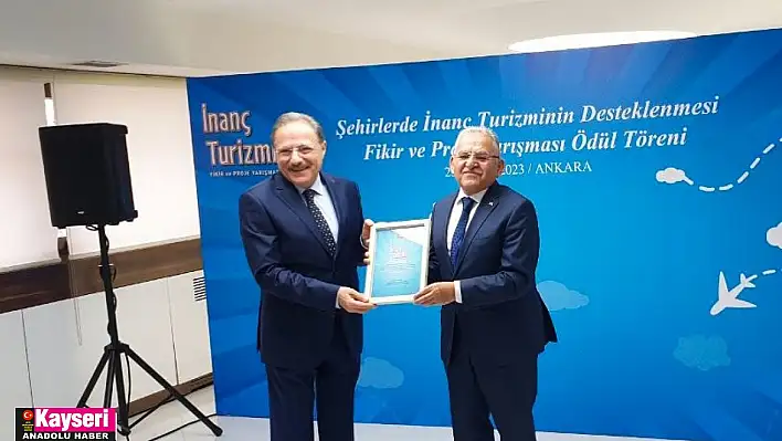 Başkan Büyükkılıç'a yılın ilk ödülü TBB'den