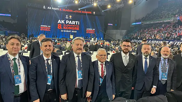 Başkan Büyükkılıç, AK Parti 8. olağan büyük kongresine katıldı!