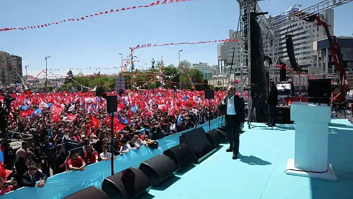 Büyükkılıç, Büyük Kayseri Mitingi'nde konuştu