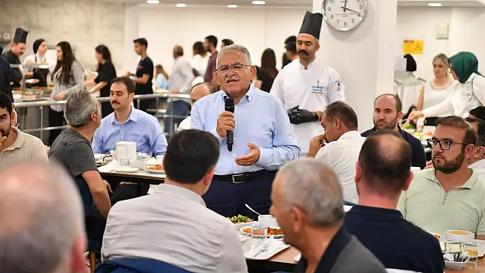 Başkan Büyükkılıç KCETAŞ personeli ile bir araya geldi!