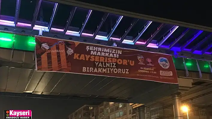 Büyükkılıç, kenti sarı kırmızı ile donattı