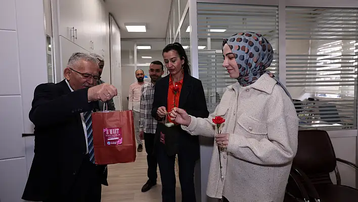 Başkan Büyükkılıç'tan 8 Mart Dünya Kadınlar Günü kutlaması...