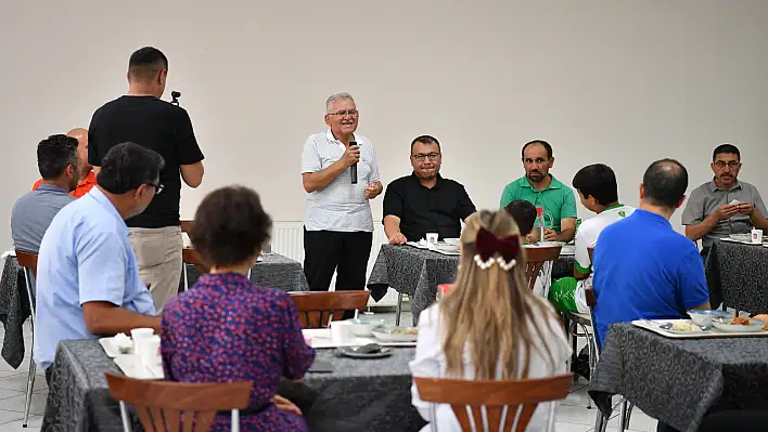 Başkan Büyükkılıç'tan personeline moral mesajı: ''Birlikten güç doğar''