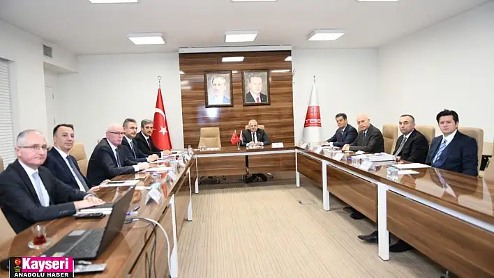 Büyükkılıç'tan TBB Encümen Üyeleri ile istişare toplantısı