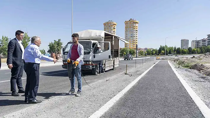 Kayseri'de bisiklet yolu hamlesi!