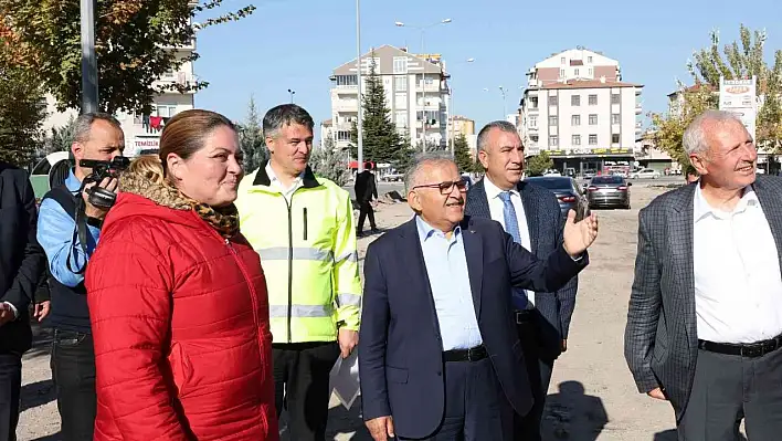 Başkan Büyükkılıç'tan yol yapım çalışmalarına yakın takip