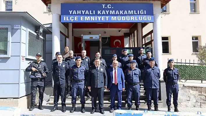 Yahyalı'da Polis Teşkilatı'nın kuruluş yıldönümünü kutlandı