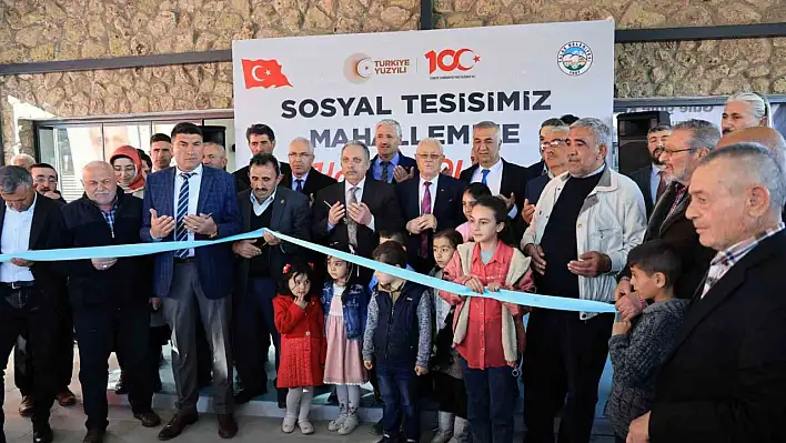 Talas'ta Sosyal Tesis Açılışları Devam Ediyor