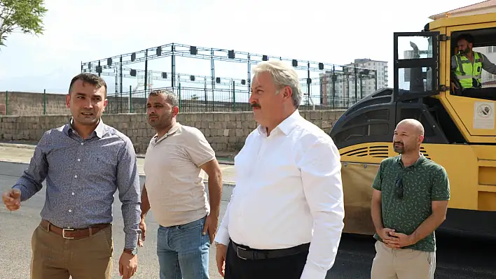 Başkan yatırımı inceledi!