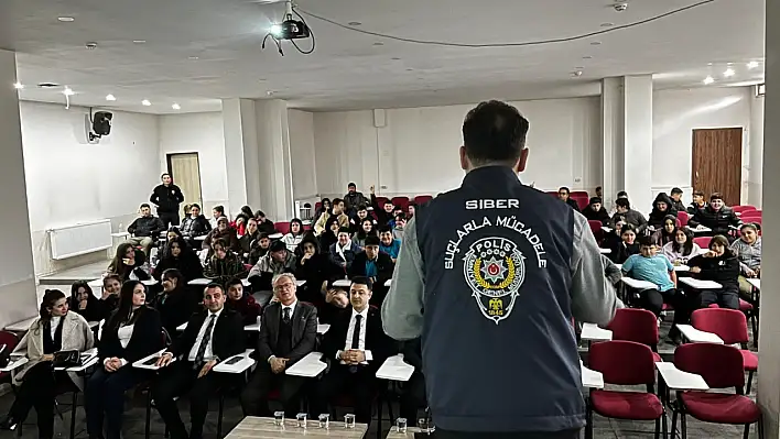 Beyağaç'ta polisten farkındalık eğitimi