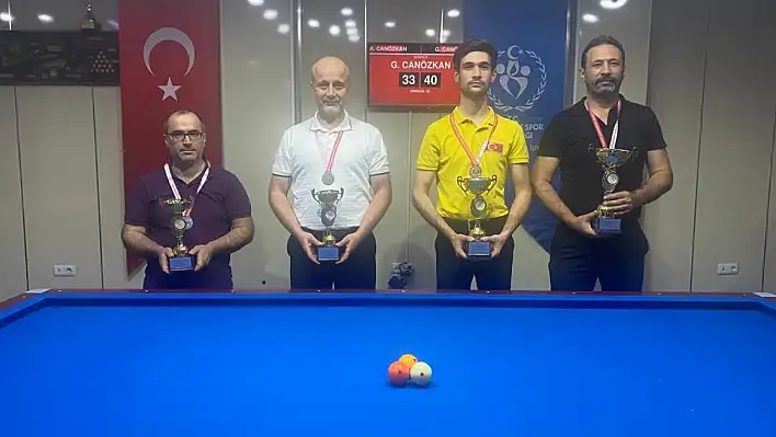 Bilardo İl Birinciliği tamamlandı