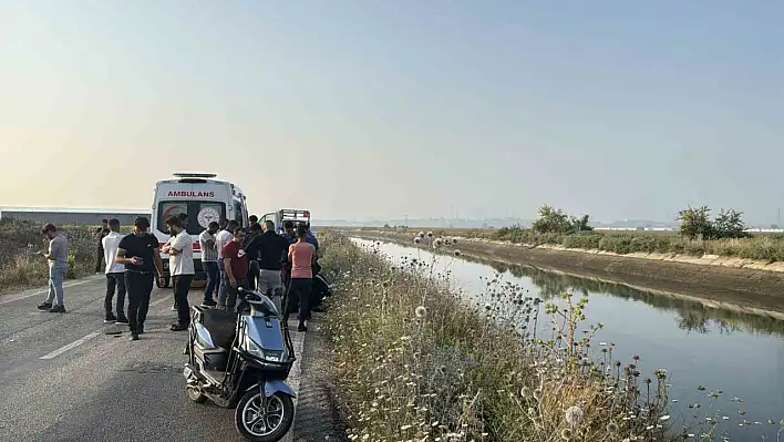 Bisikleti için kanala girmişti acı haber geldi!