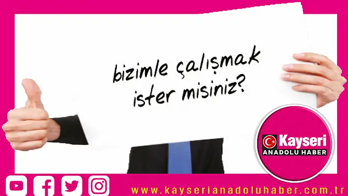 Bizimle çalışmak ister misiniz?