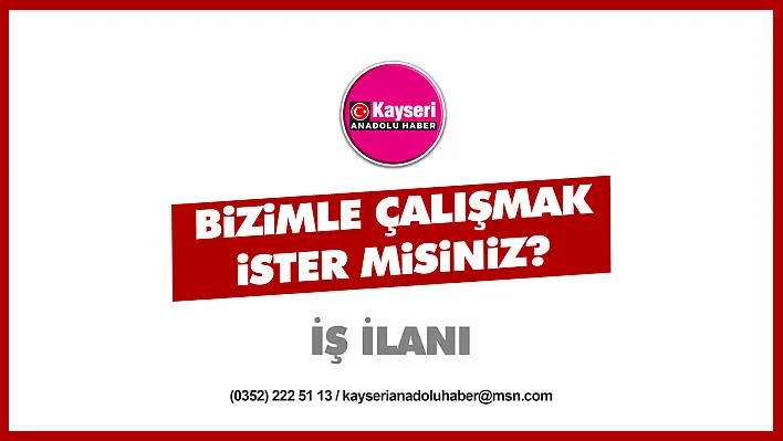 Bizimle çalışmak ister misiniz?