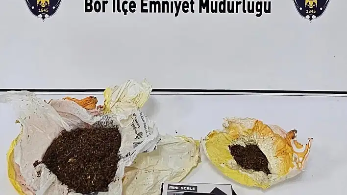 Bor'da uyuşturucu operasyonu: 2 kişi yakalandı!