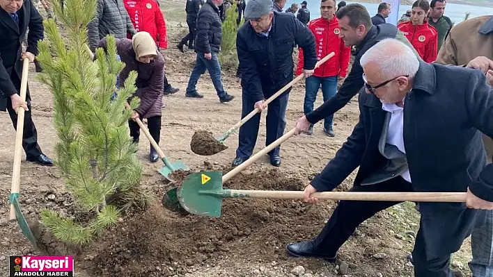 21 Mart Ormancılık Günü dolayısıyla şehit olan vatandaşlar için fidan dikildi