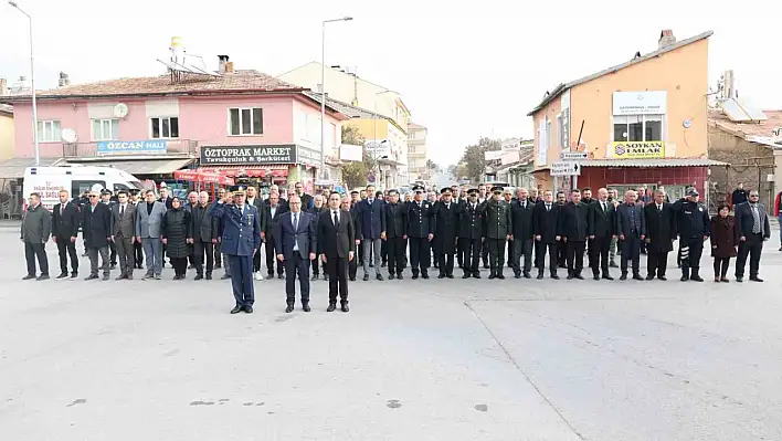 Atatürk Bünyan'da saygıyla anıldı