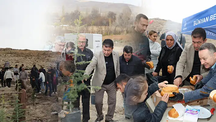Bünyan'da 1 milyon metrekare alanda fidanlar toprakla buluştu!