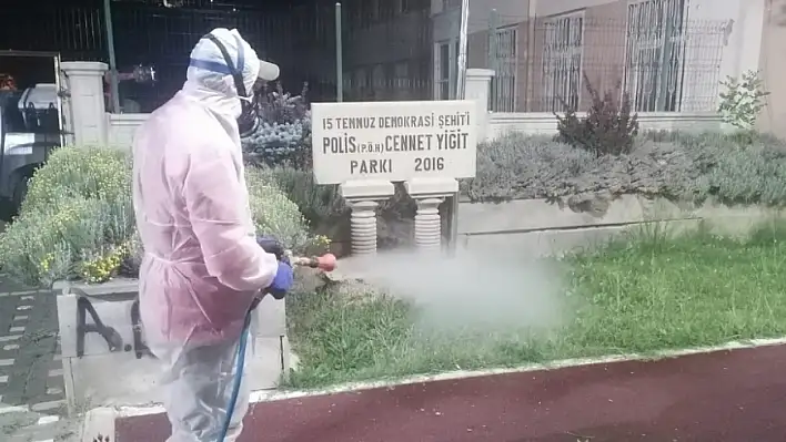 Bünyan'da KKKA tedbiri: Tüm parklar ilaçlandı, vatandaşlara uyarı yapıldı