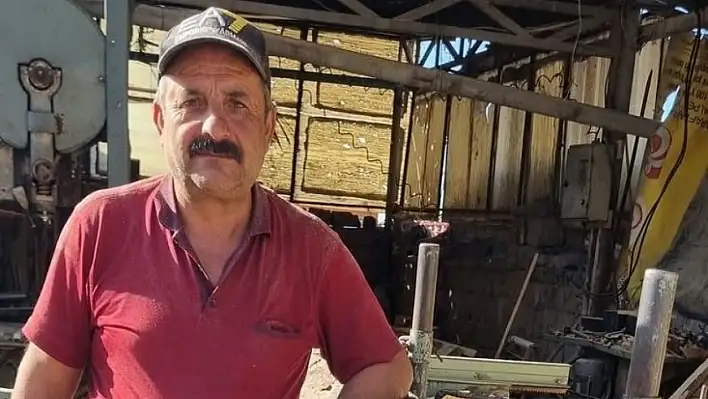 Bünyan'da korkunç olay: Tomruk yüklerken hayatını kaybetti