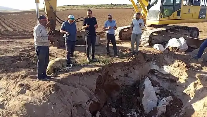 Bünyan'da su kesintisi için kurban kestiler!