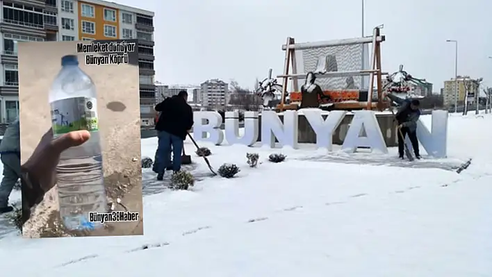 Bünyan'daki soğuk böyle ölçüldü!