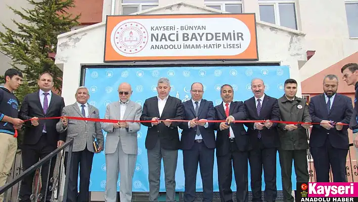 Bünyan Naci Baydemir A.İ.H.L'de toplu açılış töreni gerçekleştirildi