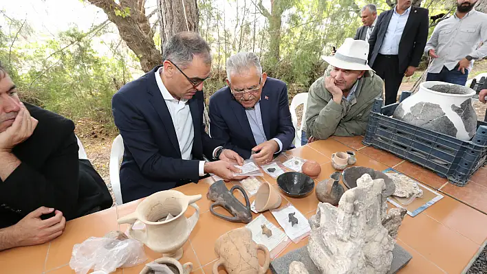 Büyükkılıç,  Kültepe Kaniş-Karum kazı bölgesine ziyarette bulundu