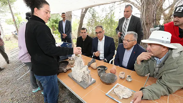 Büyükkılıç, 'Tarihi bakımdan da 6 bin yıllık geçmiş, 7 bin yıla doğru ilerliyor'