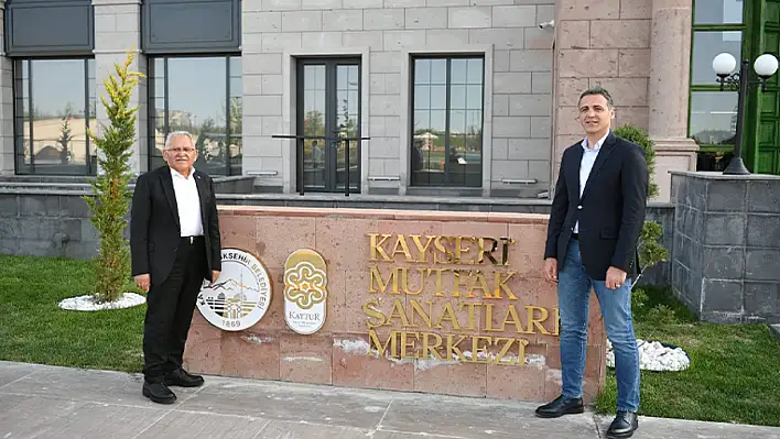Büyükkılıç ve Aydın, Millet Bahçesindeki mutfak sanatları merkezini gezdi!