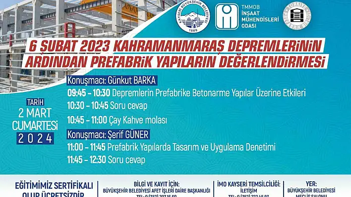 Büyükşehir'den Prefabrik Semineri