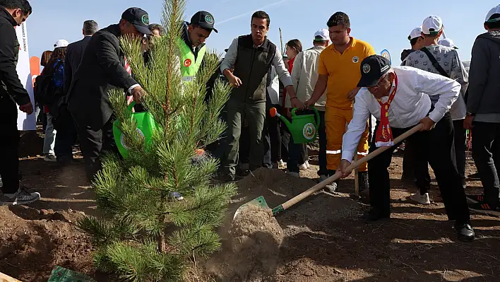 Büyükşehir'den Kayseri'ye 750 bin fidan!