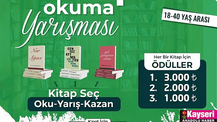 Büyükşehir'den 'Kitap Okuma' yarışması