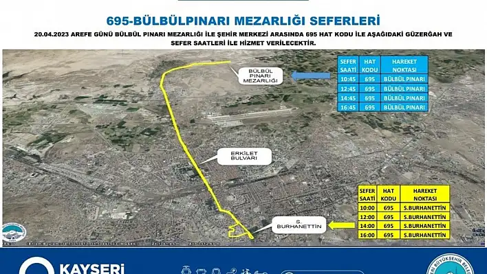 Büyükşehir, mezarlık ziyaretleri için ücretsiz ulaşım sağlayacak