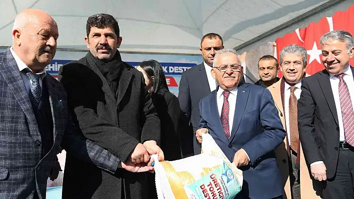 Tarıma 34,5 milyon TL'lik tohum desteği