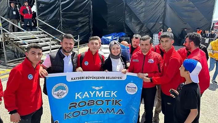 KAYMEK öğrencileri, TEKNOFEST heyecanını yaşadı