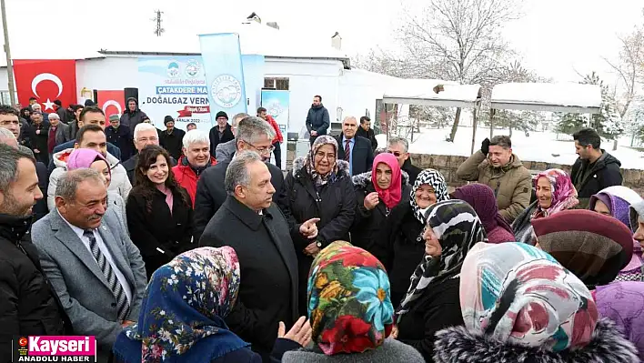 Çatakdere'de doğalgaz sevinci